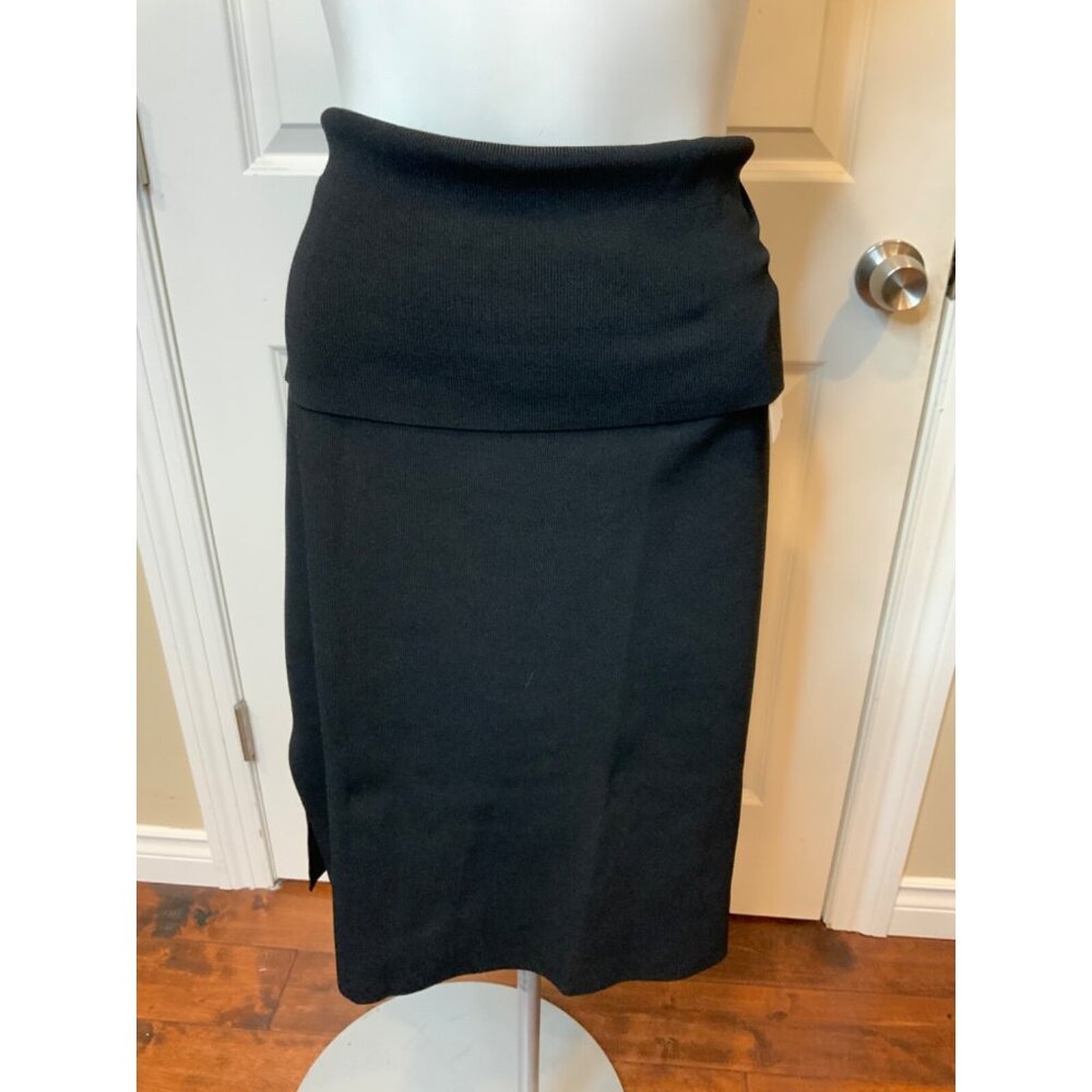 MM. LaFleur Black A-Line Skirt, Size XL